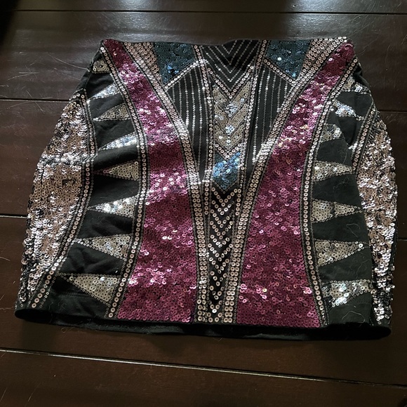 Express Dresses & Skirts - Express sequin mini skirt